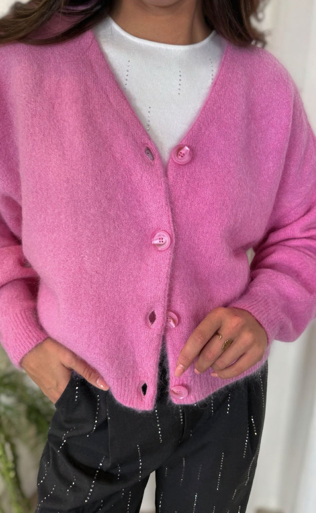 Gestuz Cardigan - Debbie - Begonia Melange