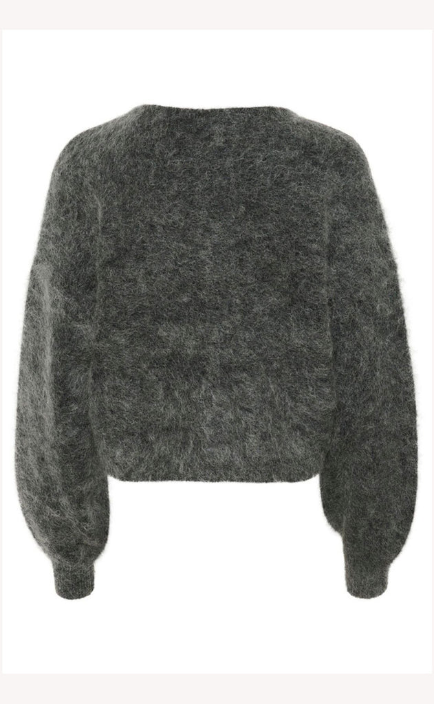 Gestuz Cardigan - Debbie - Charcoal Melange