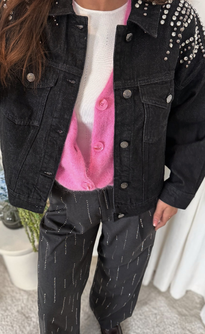Gestuz Cardigan - Debbie - Begonia Melange