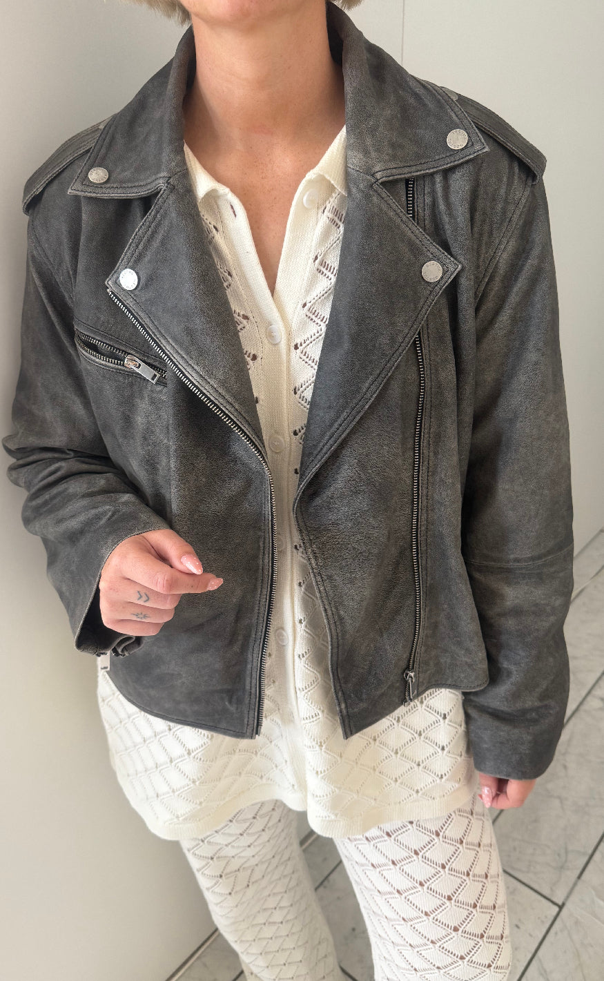 Gestuz Jakke - Naomi - Cold Cintage Grey