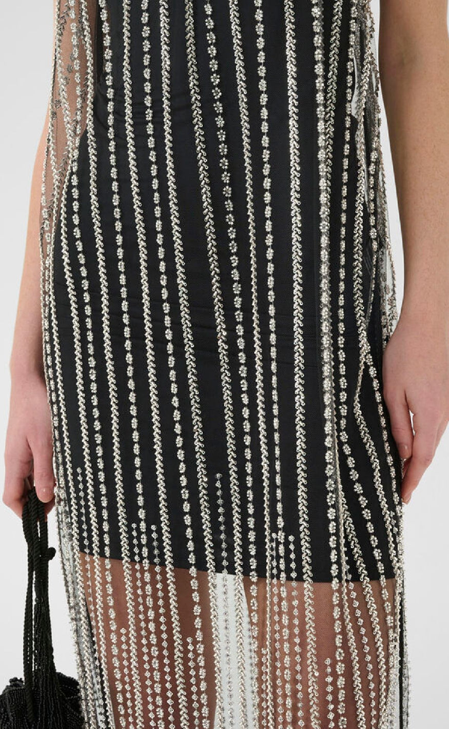 Gestuz Kjole - Sibba - Black/Silver
