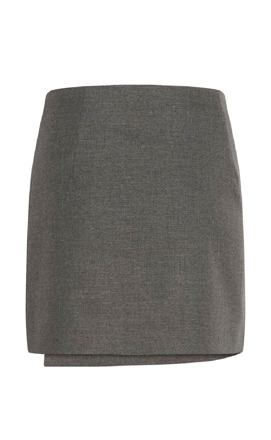 Gestuz Nederdel - Paula - Dark Grey Melange