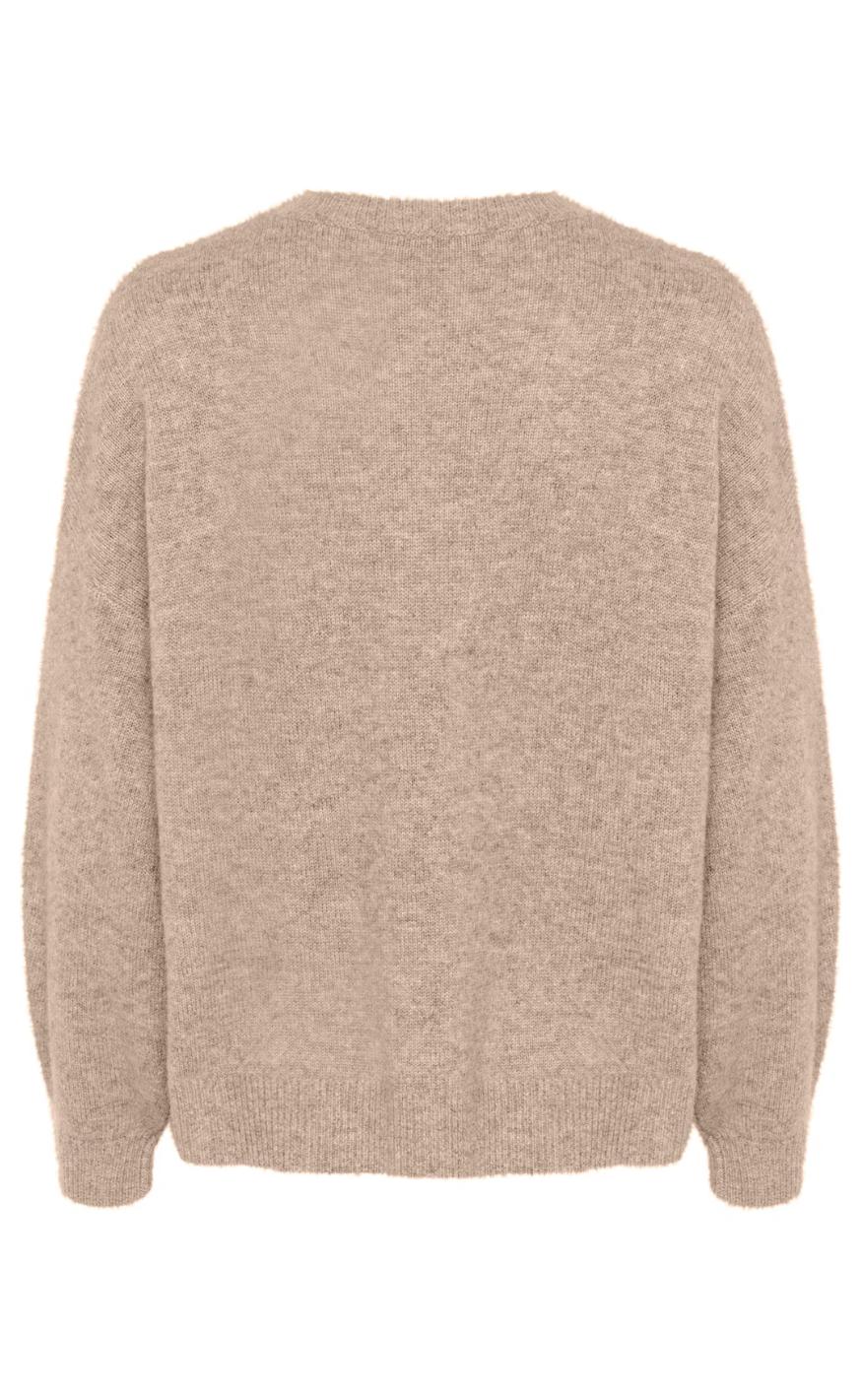 Gestuz Pullover - Casia - Light Weight Beige Melange