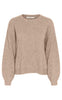 Gestuz Pullover - Casia - Light Weight Beige Melange