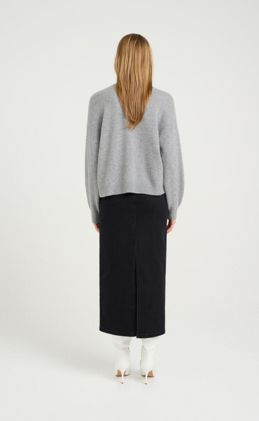 Gestuz Pullover - Casia - River Stone Melange