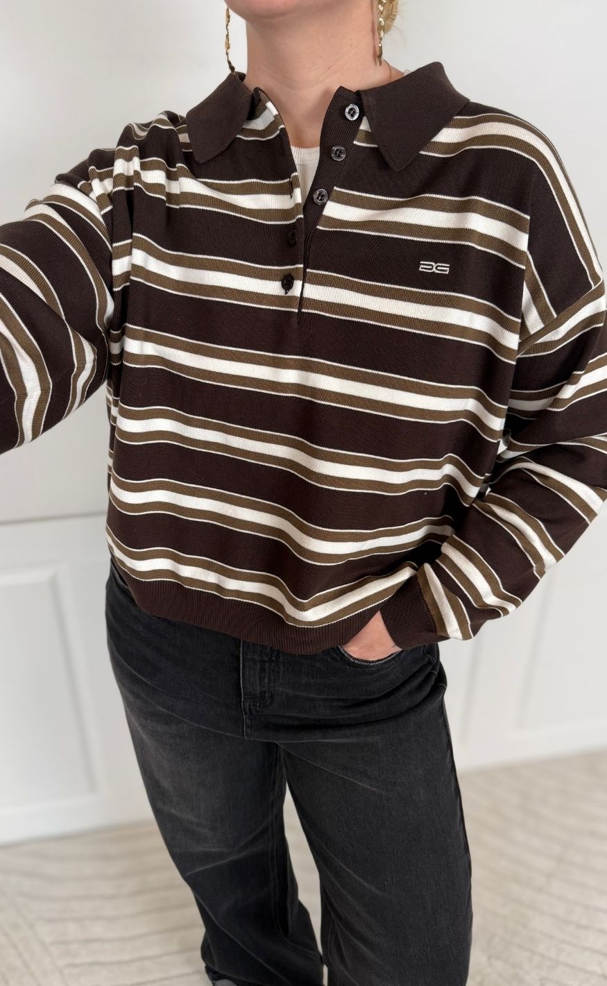 Gestuz Pullover - Paige - Mole / Dark Beach / Egret