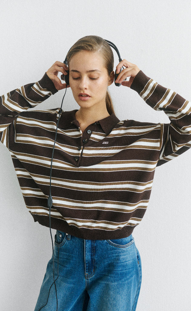 Gestuz Pullover - Paige - Mole / Dark Beach / Egret
