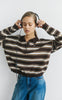 Gestuz Pullover - Paige - Mole / Dark Beach / Egret