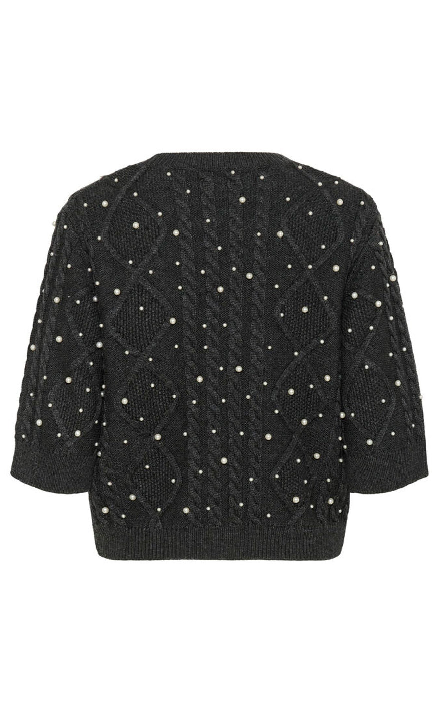 Gestuz Pullover - Taiba - Dark Grey Melange