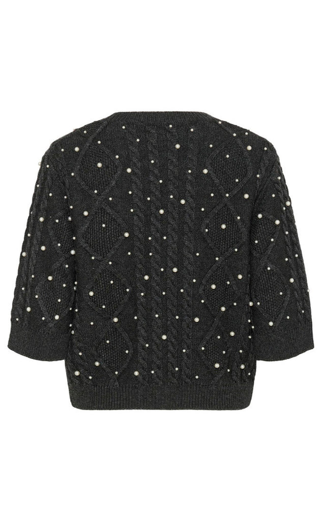 Gestuz Pullover - Taiba - Dark Grey Melange