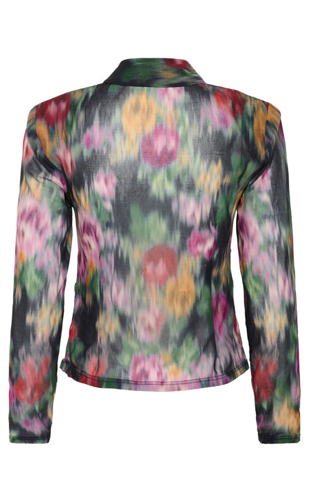 Gestuz Skjorte - Fadia - Red Faded Flower