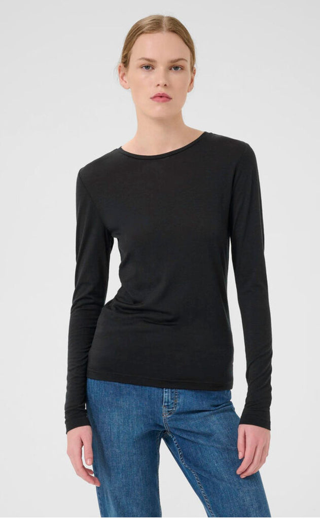 Gestuz Strik - Ninia Roundneck - Black