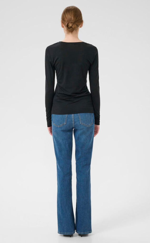 Gestuz Strik - Ninia Roundneck - Black