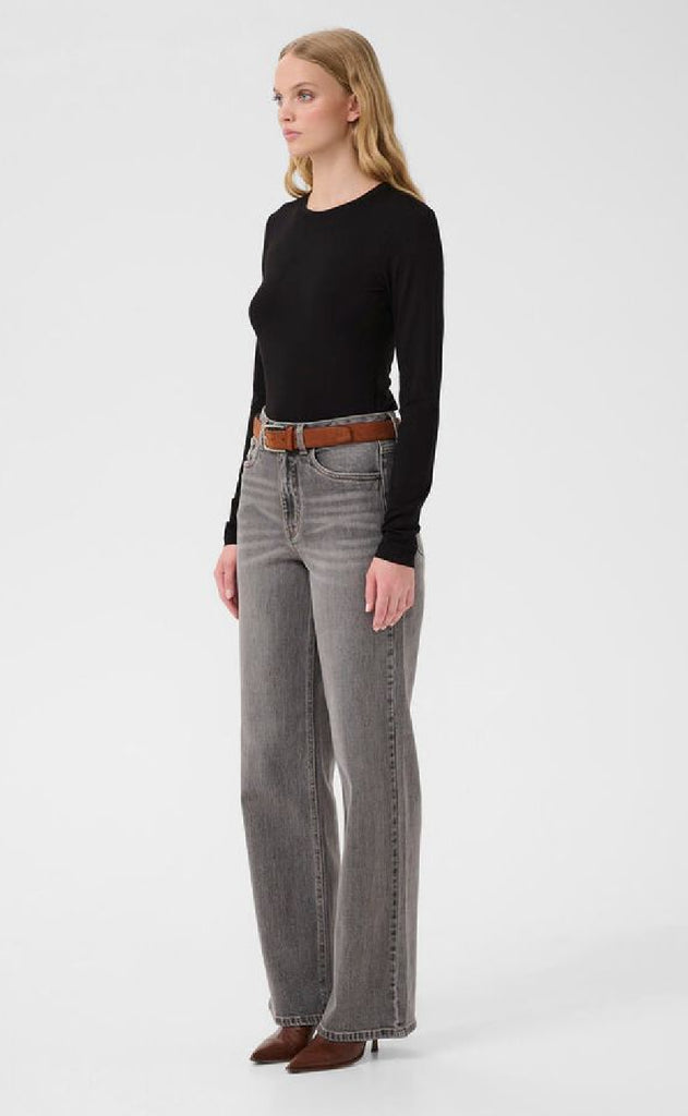 Gestuz T-Shirt - Mida LS - Black