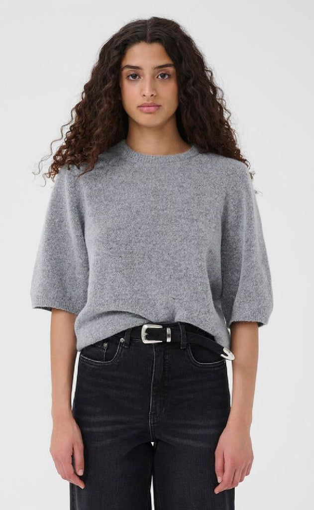 Gestuz T-shirt - Alpha - Pearl Blue Melange