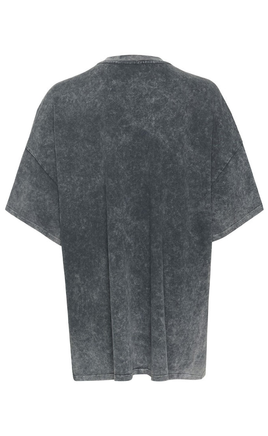 Gestuz T-shirt - Jio Oversize - Dark Grey Washed
