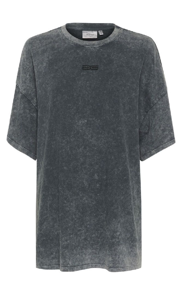 Gestuz T-shirt - Jio Oversize - Dark Grey Washed