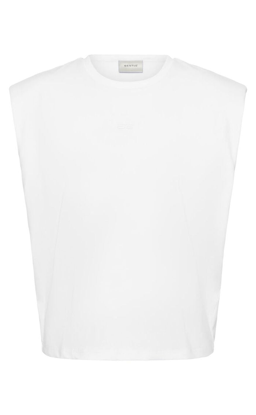 Gestuz T-shirt - Kathrin - Bright White