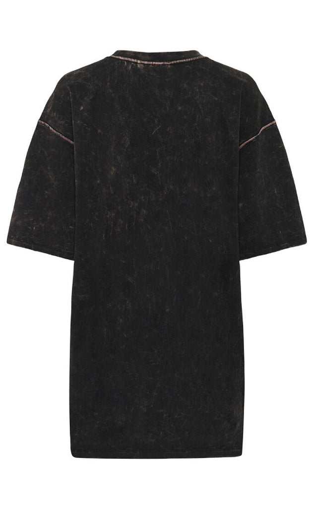 Gestuz T-shirt - Neia - Black Brown Washed