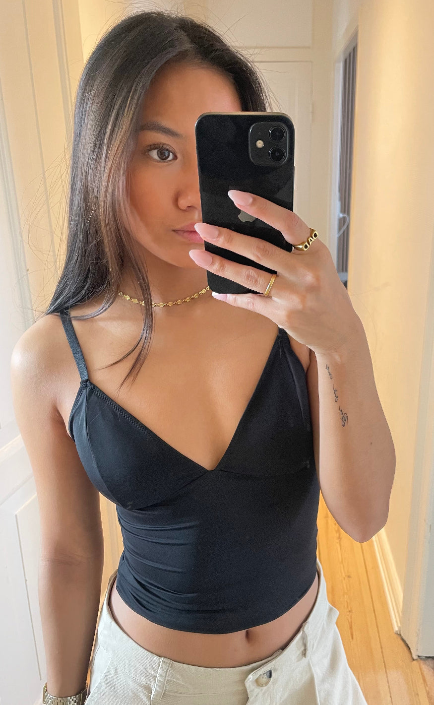 Gestuz Top - Cami - Black
