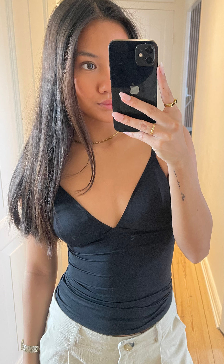 Gestuz Top - Cami - Black