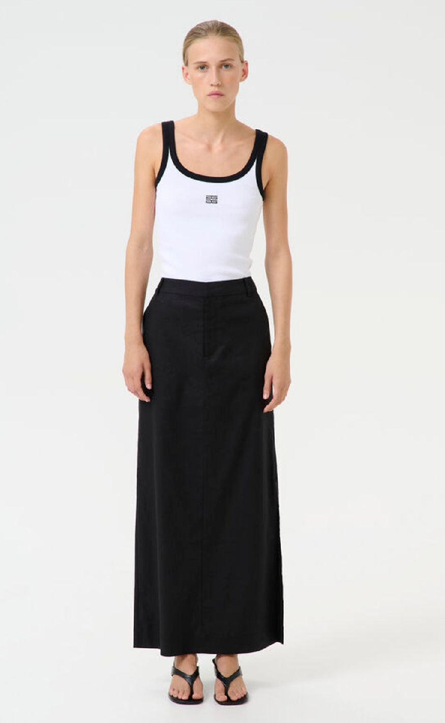 Gestuz Top - Drew Contrast - Birght White