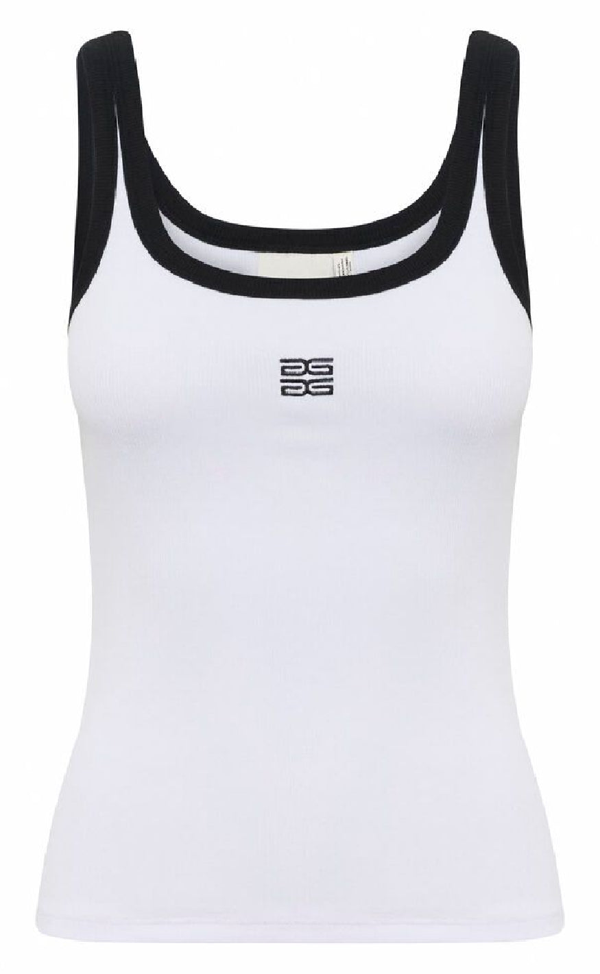 Gestuz Top - Drew Contrast - Birght White