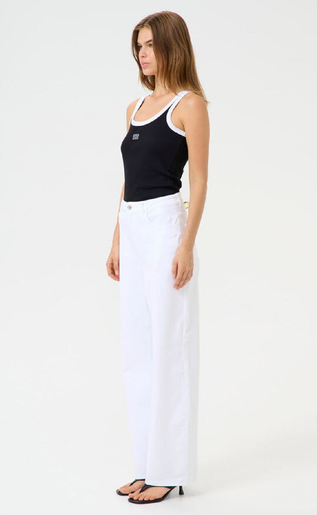 Gestuz Top - Drew Contrast - Black