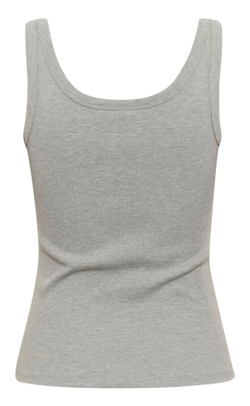 Gestuz Top - Drew - Grey Melange