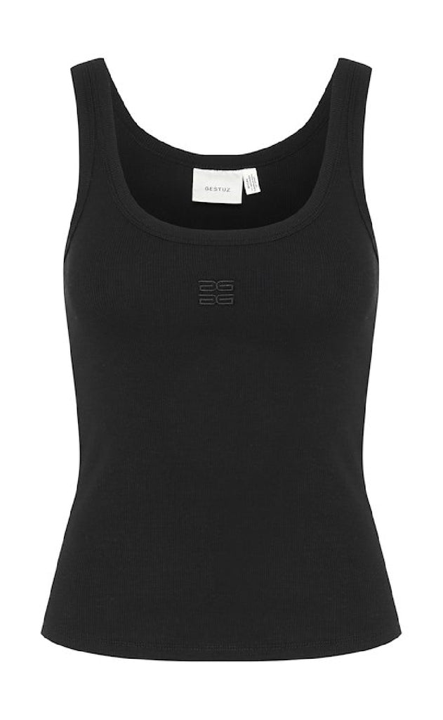 Gestuz Top - Drew Logo 2.0 - Black