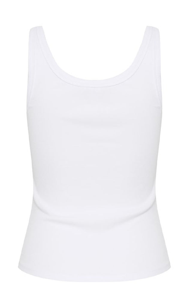 Gestuz Top - Drew Logo 2.0 - Bright White