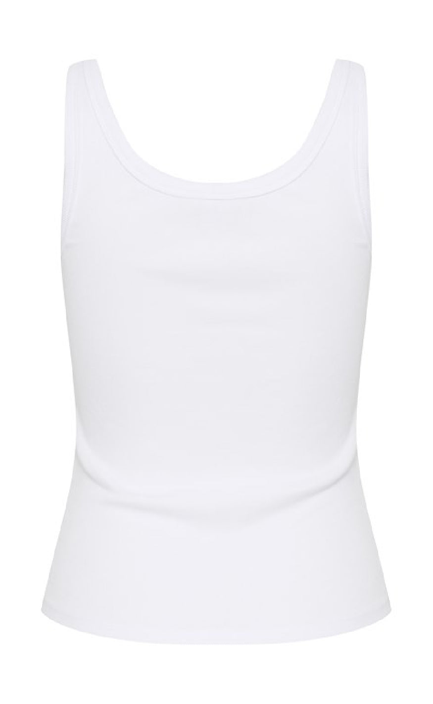 Gestuz Top - Drew Logo 2.0 - Bright White