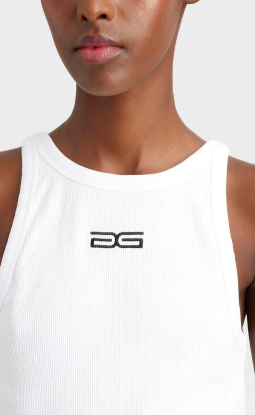 Gestuz Top - Drew Logo - Bright White
