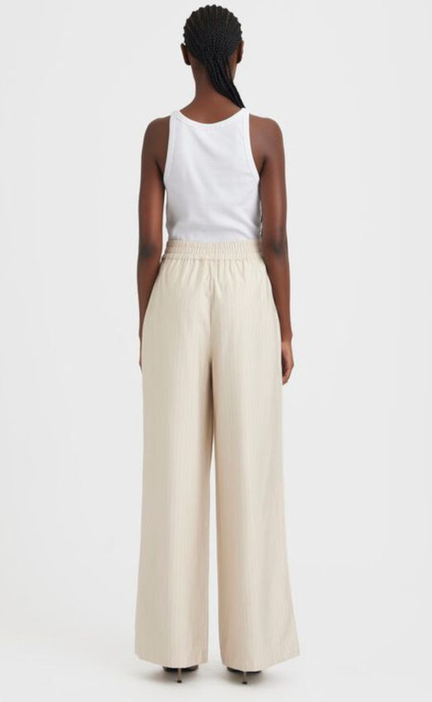 Gestuz Top - Drew Logo - Bright White