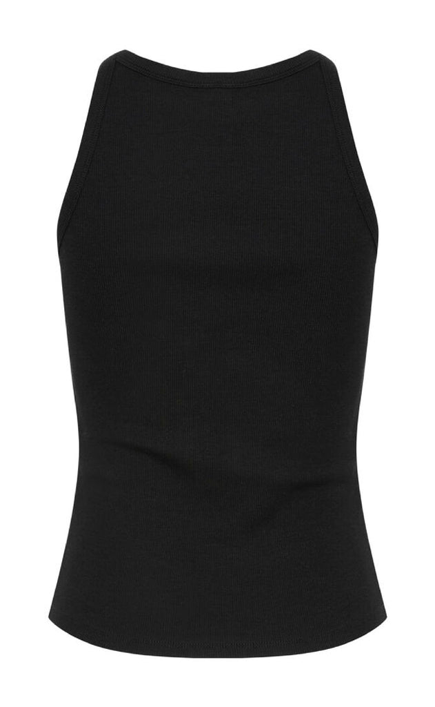 Gestuz Top - Drew Logo Tank 2.0 - Black