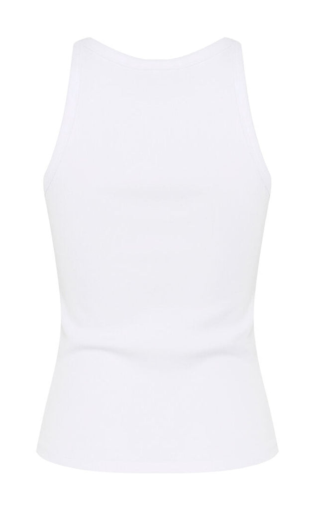 Gestuz Top - Drew Logo Tank 2.0 - Bright White
