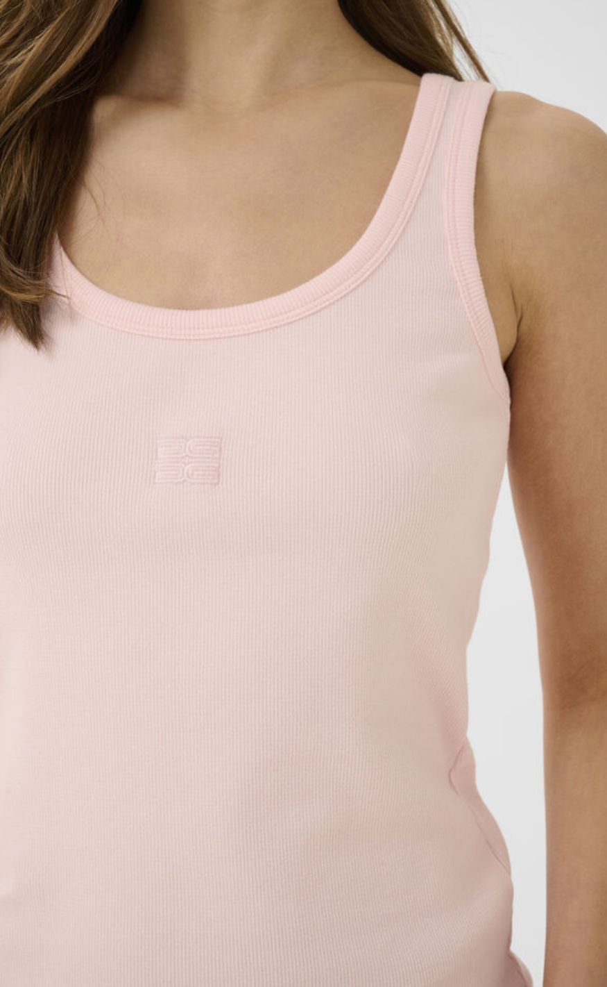 Gestuz Top - Drew Logo Top 2.0 - Ballet Slipper