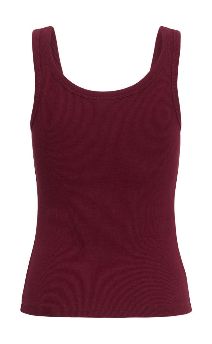 Gestuz Top - Drew Logo Top 2.0 - Cabernet