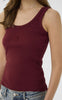 Gestuz Top - Drew Logo Top 2.0 - Cabernet
