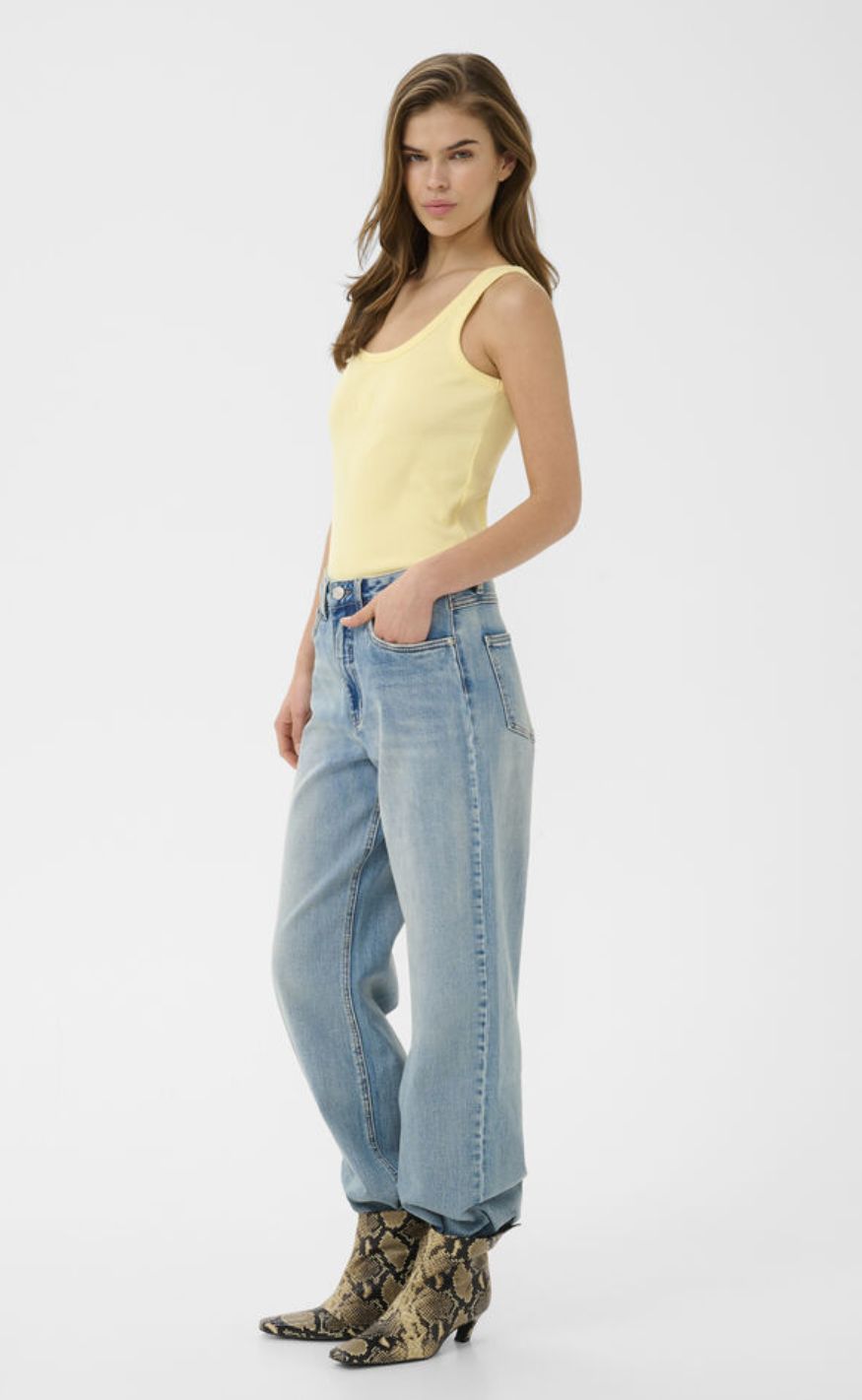 Gestuz Top - Drew Logo Top 2.0 - French Vanilla