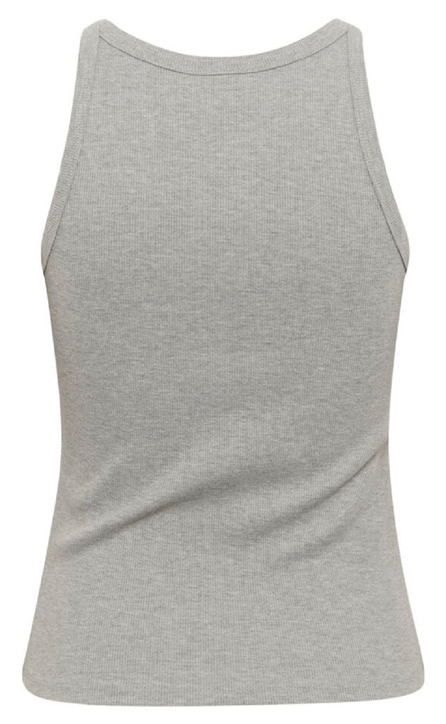 Gestuz Top - Drew Mel Logo - Grey Melange