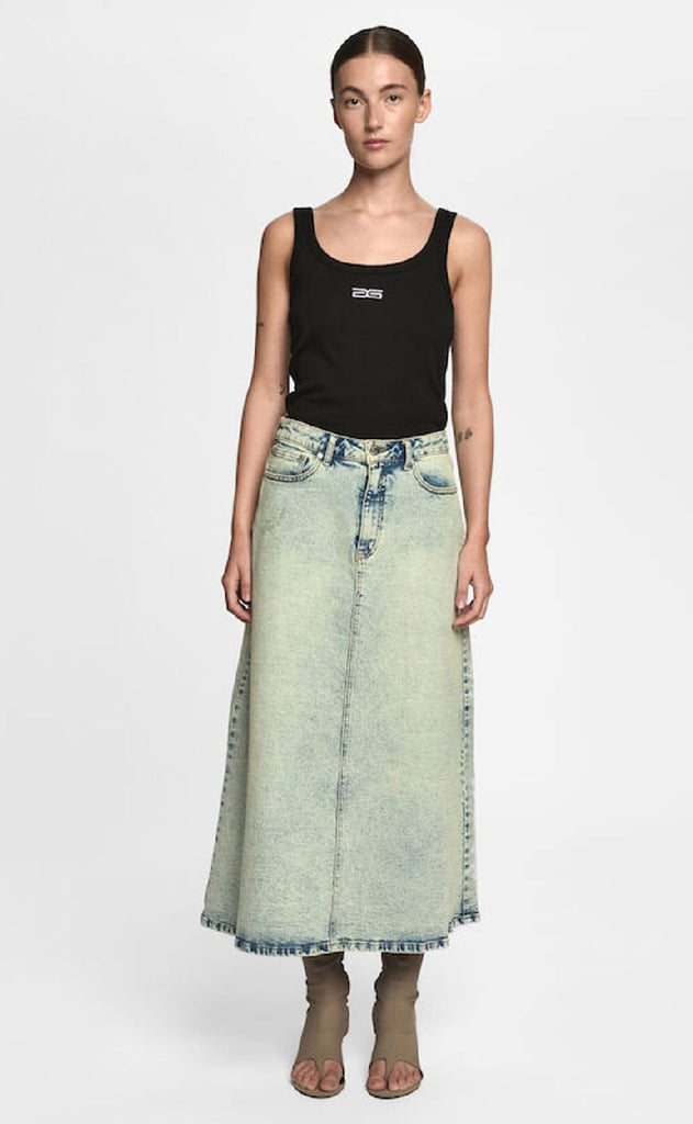 Gestuz Top - Drew SL Logo - Black