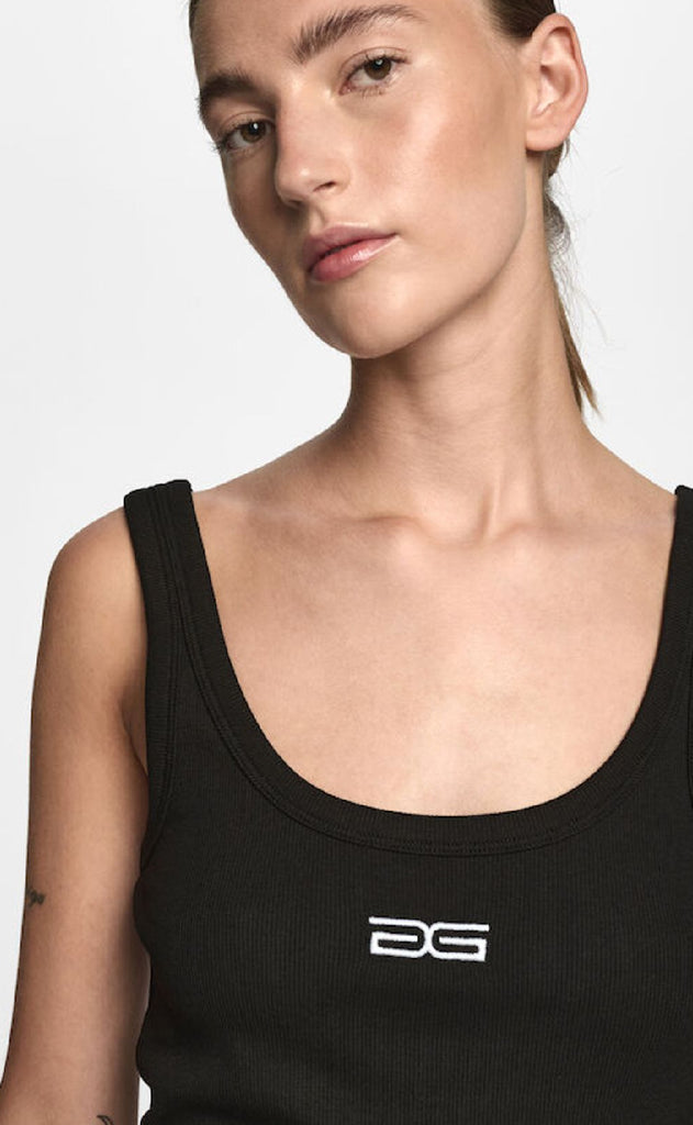 Gestuz Top - Drew SL Logo - Black