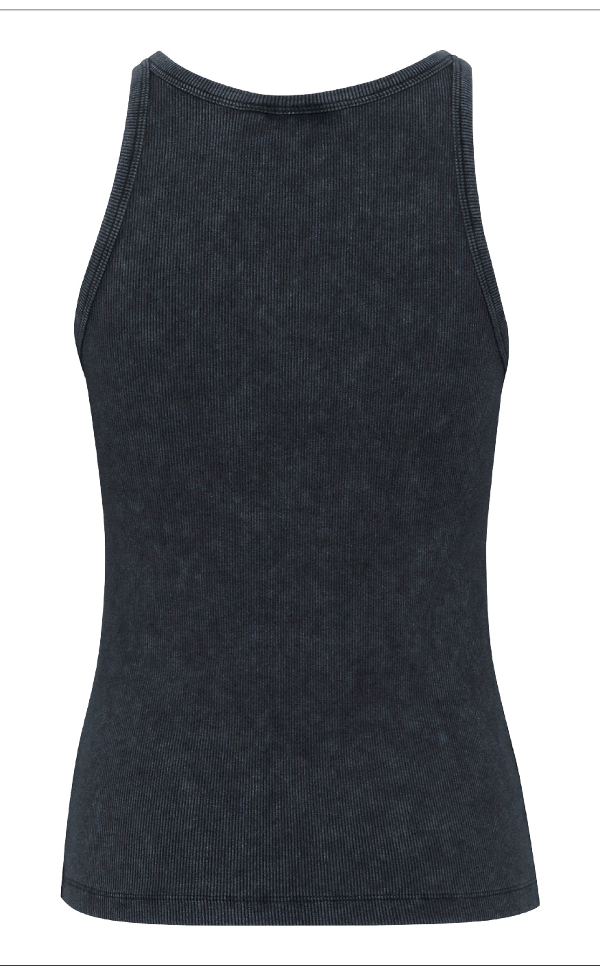 Gestuz Top - Drew Washed Logo - Grey washed