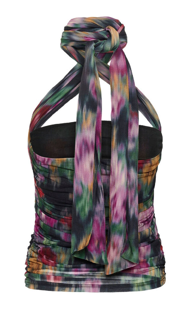 Gestuz Top - Fadia - Red Faded Flower