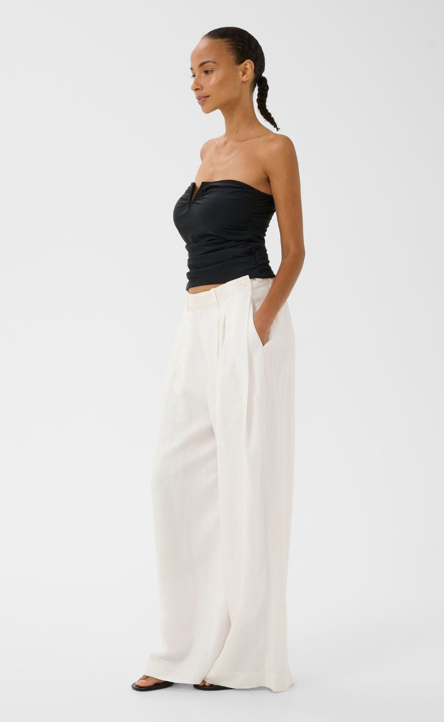 Gestuz Top - Mao Tube - Black