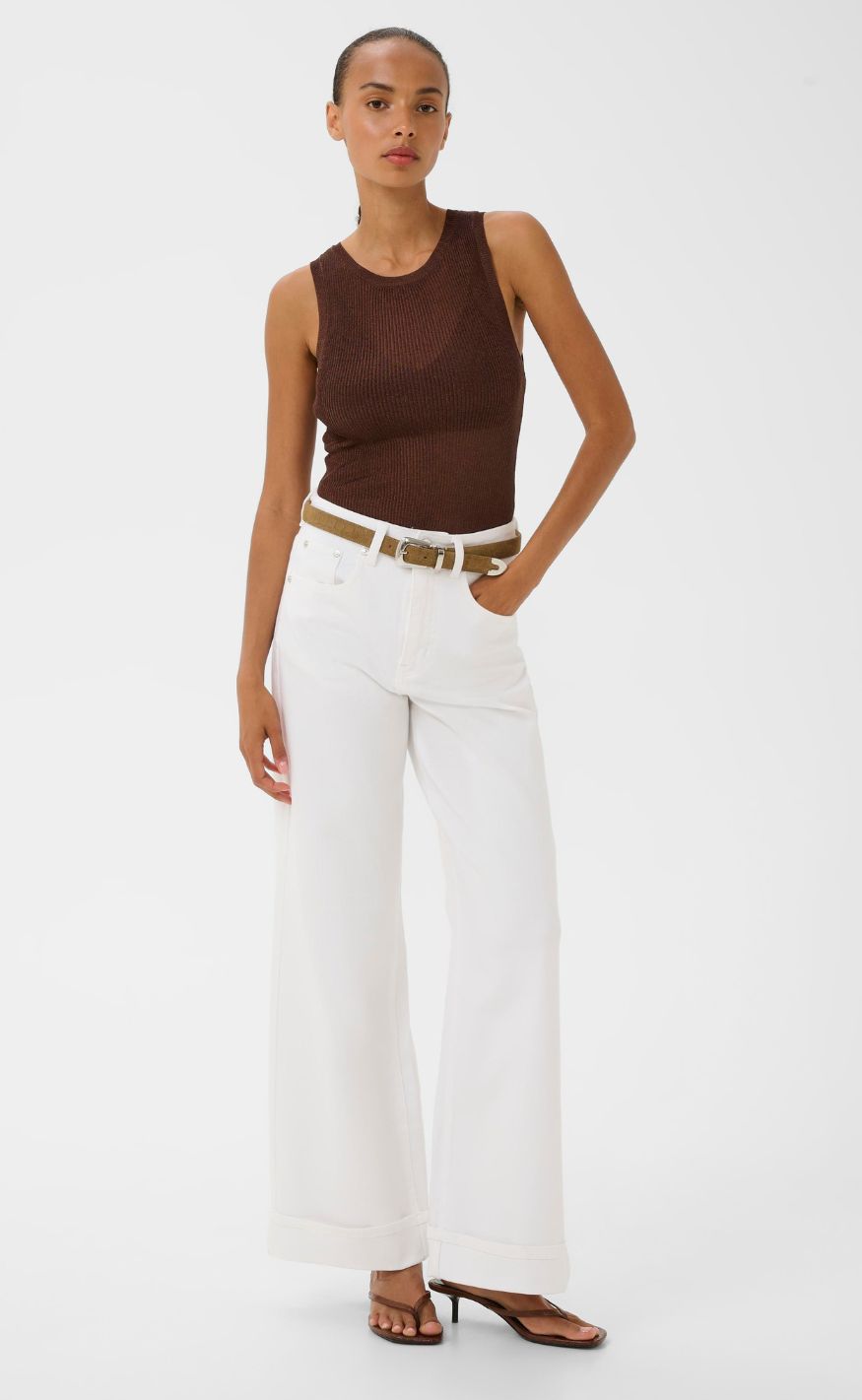 Gestuz Top - Silvi - Deep Brown Metallic