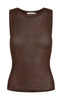 Gestuz Top - Silvi - Deep Brown Metallic
