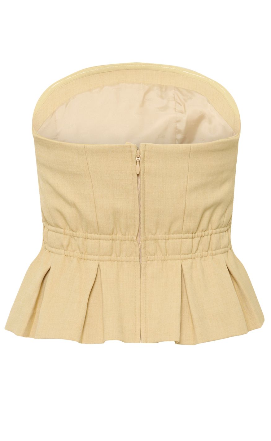 Gestuz Top - Stacy - Pale Hay Melange