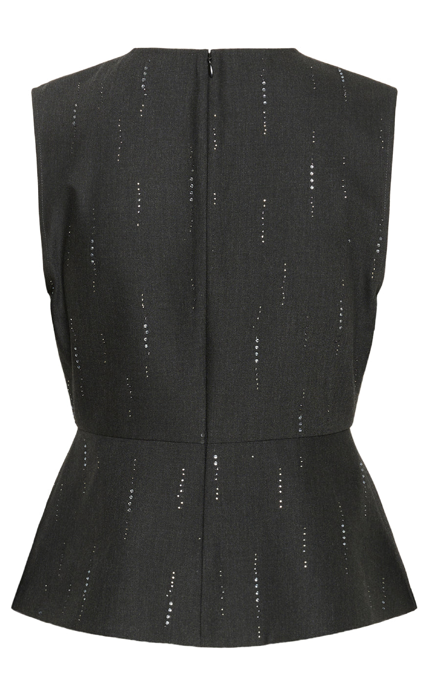 Gestuz Vest - Adira - Dark Grey Melange